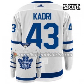 Toronto Maple Leafs NAZEM KADRI 43 Adidas Wit Authentic Shirt - Kinderen